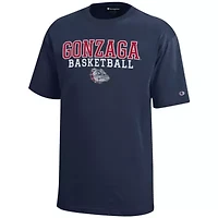 Gonzaga University Bulldogs NCAA Stacked Logo Basketball T-Shirt