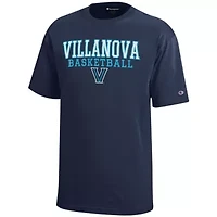 NCAA Villanova Wildcats Stacked Logo Basketball T-Shirt