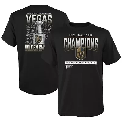 NHL Fanatics Vegas Golden Knights 2023 Stanley Cup s Signature Roster T-Shirt