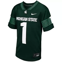 NCAA Nike # Michigan State Spartans Football Game Jersey