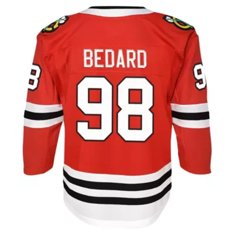 NHL Connor Bedard Chicago Blackhawks Home Premier Player Jersey