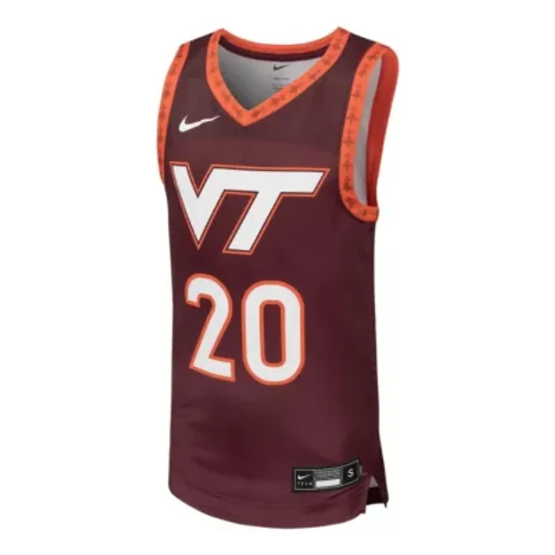 NCAA Nike #20 Virginia Tech Hokies Team Replica Basketball Jersey