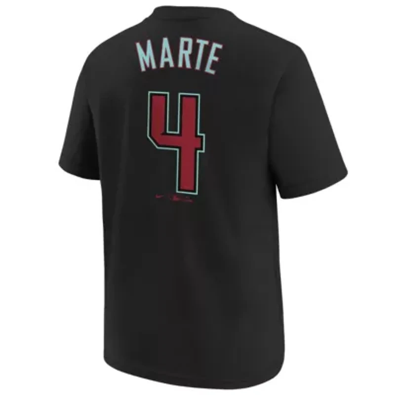 MLB Nike Ketel Marte Arizona Diamondbacks 2024 Fuse Name & Number T-Shirt