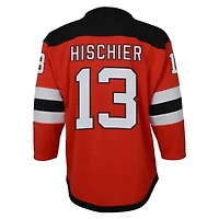 NHL Nico Hischier New Jersey Devils Captain Patch Home Replica Player
