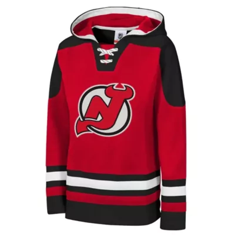 NHL New Jersey Devils Ageless Must Have Home V-Neck Pullover Hoodie