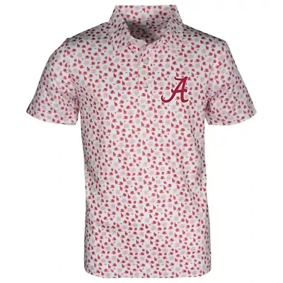 Alabama Crimson Tide NCAA Earnest Allover Print Polo