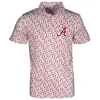 Alabama Crimson Tide NCAA Earnest Allover Print Polo