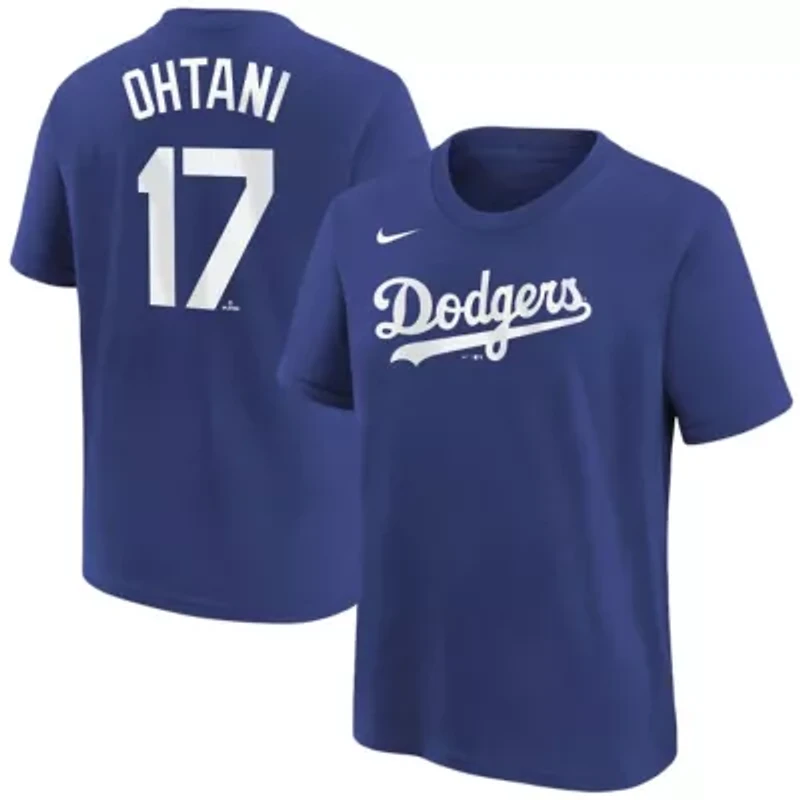 MLB Nike Shohei Ohtani Los Angeles Dodgers Name & Number T-Shirt