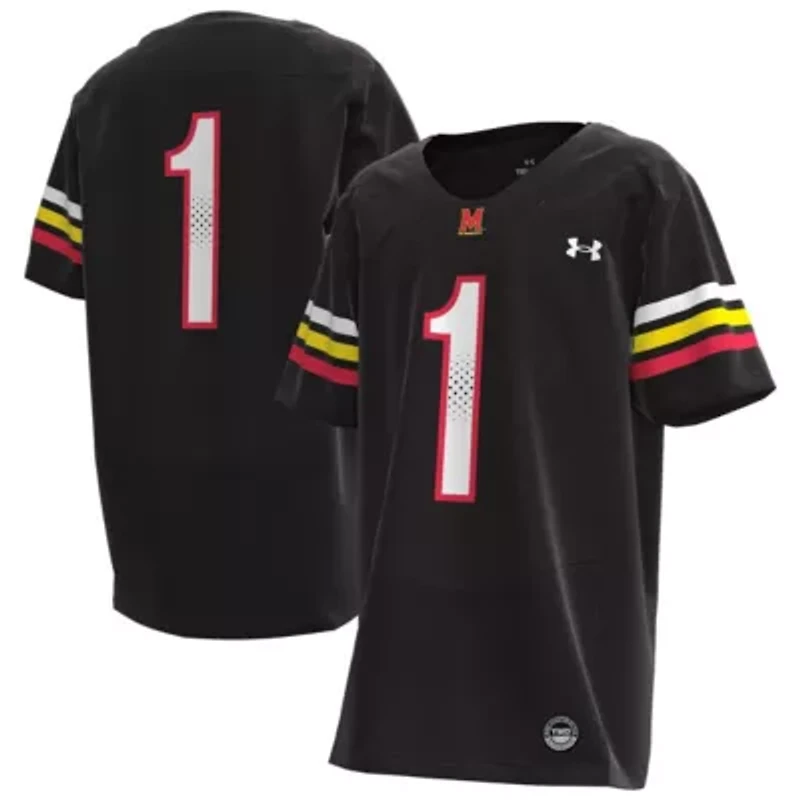 NCAA Under Armour #1 Maryland Terrapins Replica Football Jersey