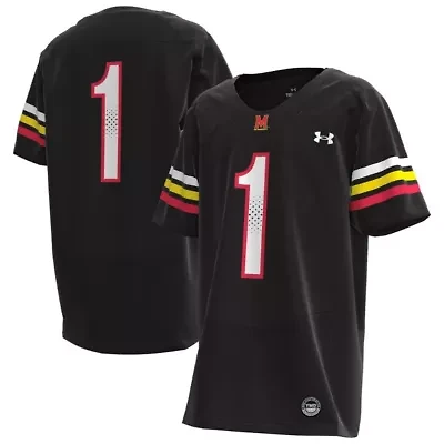 NCAA Under Armour #1 Maryland Terrapins Replica Football Jersey