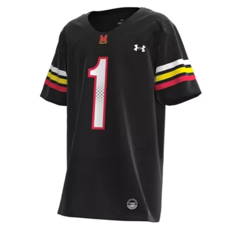 NCAA Under Armour #1 Maryland Terrapins Replica Football Jersey