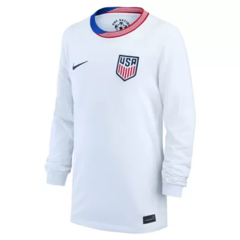 Soccer National Teams Nike USMNT 2024 Home Replica Long Sleeve Jersey
