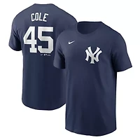 MLB Nike Gerrit Cole New York Yankees Home Player Name & Number T-Shirt