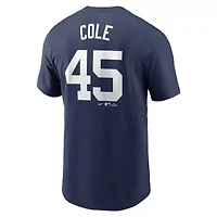 MLB Nike Gerrit Cole New York Yankees Home Player Name & Number T-Shirt