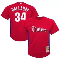 MLB Preschool Roy Halladay Philadelphia Phillies Cooperstown Collection Mesh Batting Practice Jersey