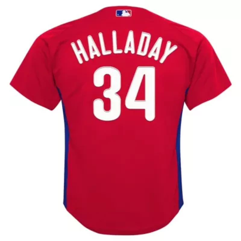 MLB Preschool Roy Halladay Philadelphia Phillies Cooperstown Collection Mesh Batting Practice Jersey