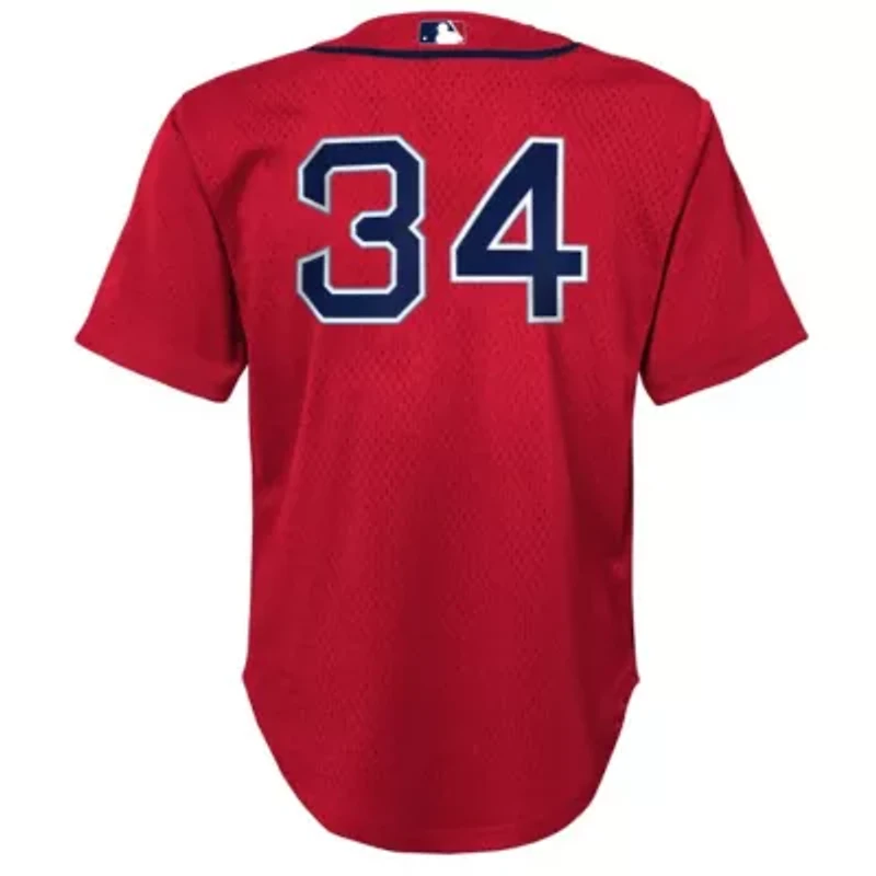 Boston Red Sox MLB Preschool David Ortiz Cooperstown Collection Mesh Batting Practice Jersey