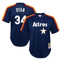MLB Nolan Ryan Houston Astros Cooperstown Collection Mesh Batting Practice Jersey