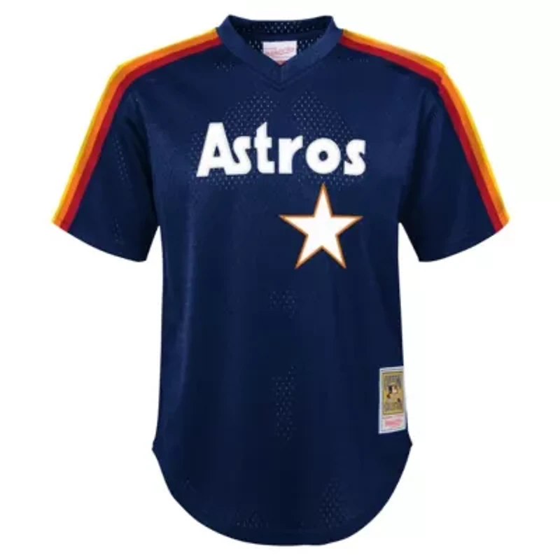 MLB Nolan Ryan Houston Astros Cooperstown Collection Mesh Batting Practice Jersey