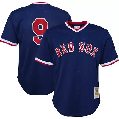 Boston Red Sox MLB Ted Williams Cooperstown Collection Mesh Batting Practice Jersey