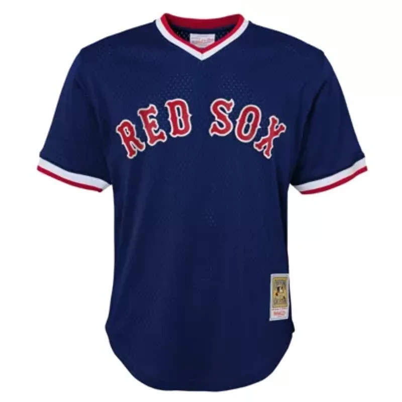 Boston Red Sox MLB Ted Williams Cooperstown Collection Mesh Batting Practice Jersey