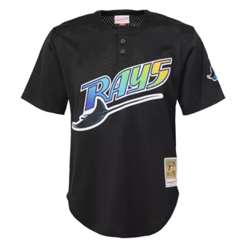 MLB Wade Boggs Tampa Bay Rays Cooperstown Collection Mesh Batting Practice Jersey
