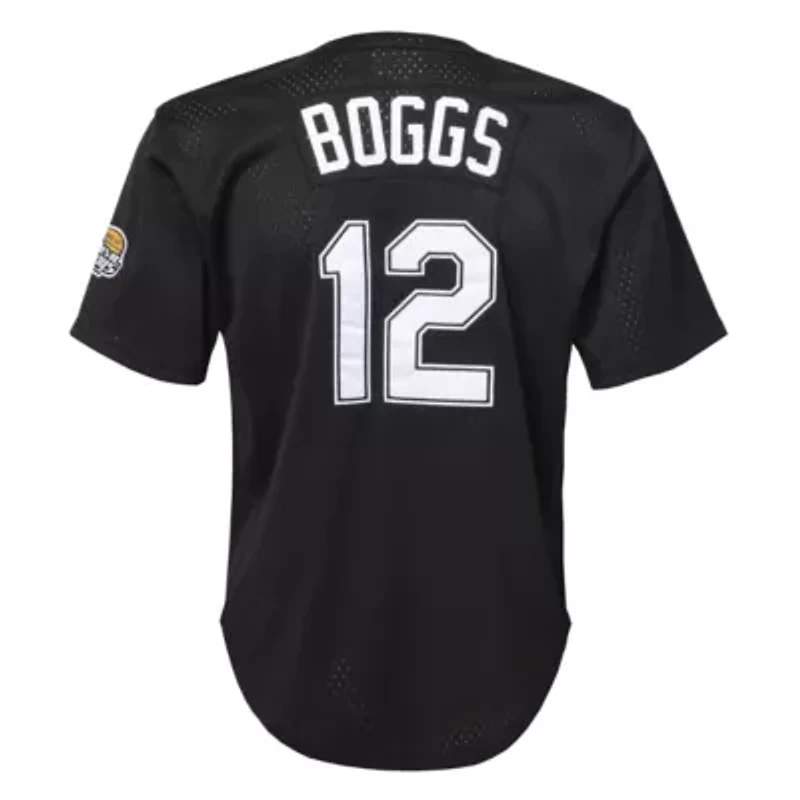 MLB Wade Boggs Tampa Bay Rays Cooperstown Collection Mesh Batting Practice Jersey