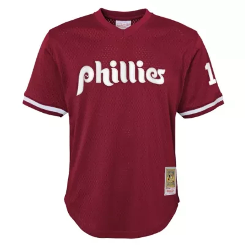 MLB Darren Daulton Philadelphia Phillies Cooperstown Collection Mesh Batting Practice Jersey