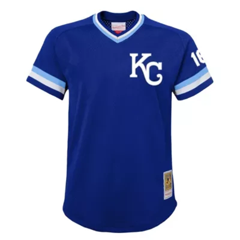MLB Bo Jackson Kansas City Royals Cooperstown Collection Mesh Batting Practice Jersey