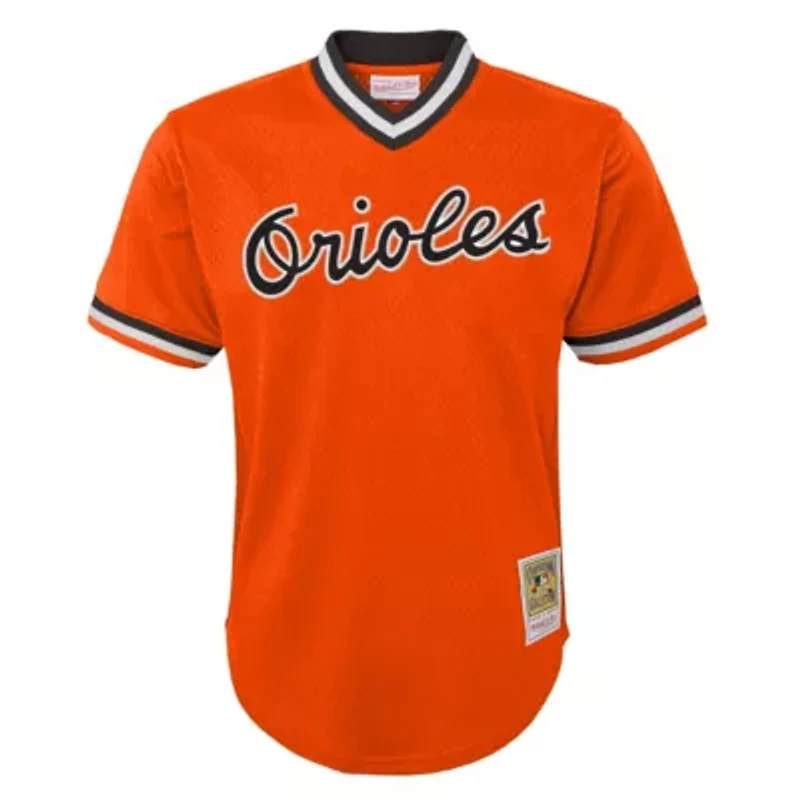 MLB Cal Ripken Jr. Baltimore Orioles Cooperstown Collection Mesh Batting Practice Jersey