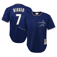 MLB Craig Biggio Houston Astros Cooperstown Collection Mesh Batting Practice Jersey