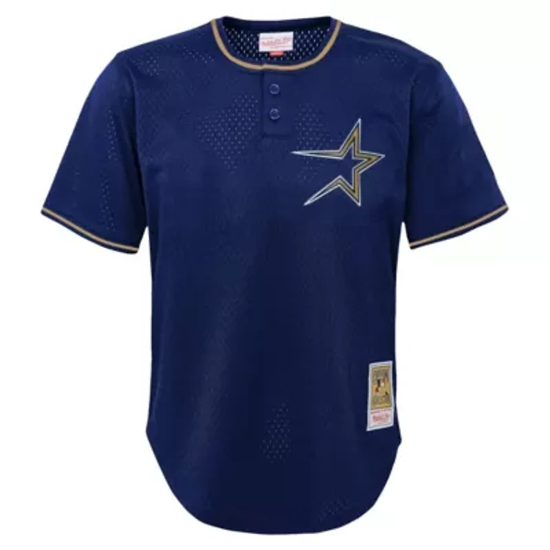 MLB Craig Biggio Houston Astros Cooperstown Collection Mesh Batting Practice Jersey