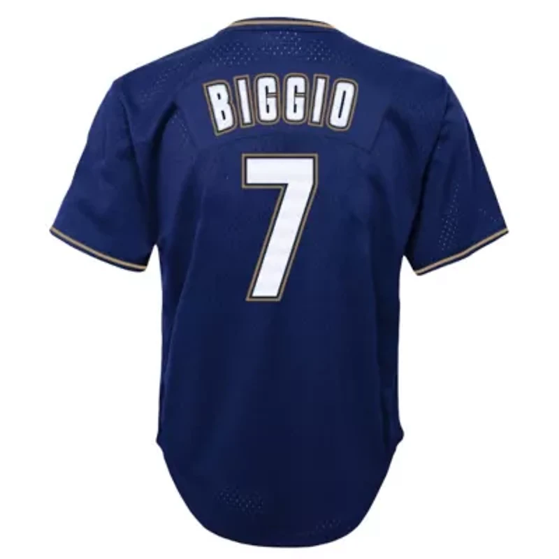 MLB Craig Biggio Houston Astros Cooperstown Collection Mesh Batting Practice Jersey