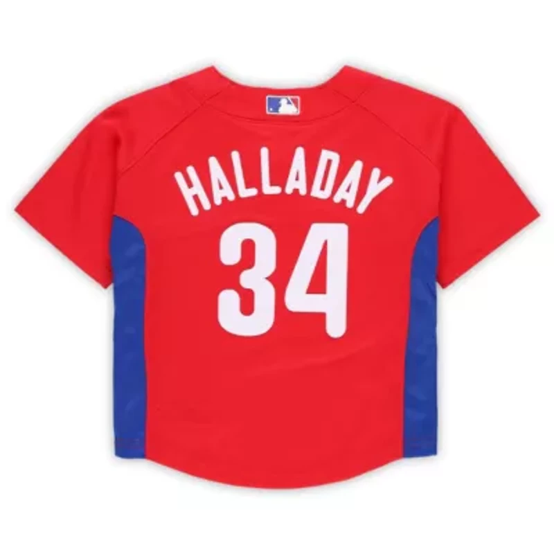 MLB Roy Halladay Philadelphia Phillies Cooperstown Collection Mesh Batting Practice Jersey