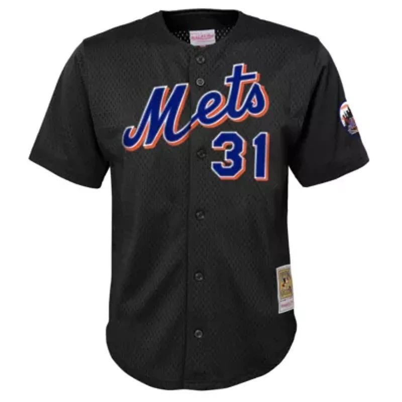 MLB Mike Piazza New York Mets Cooperstown Collection Mesh Batting Practice Jersey