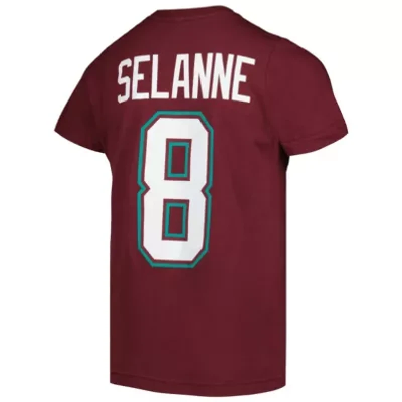 NHL Teemu Selanne Anaheim Ducks Name & Number T-Shirt
