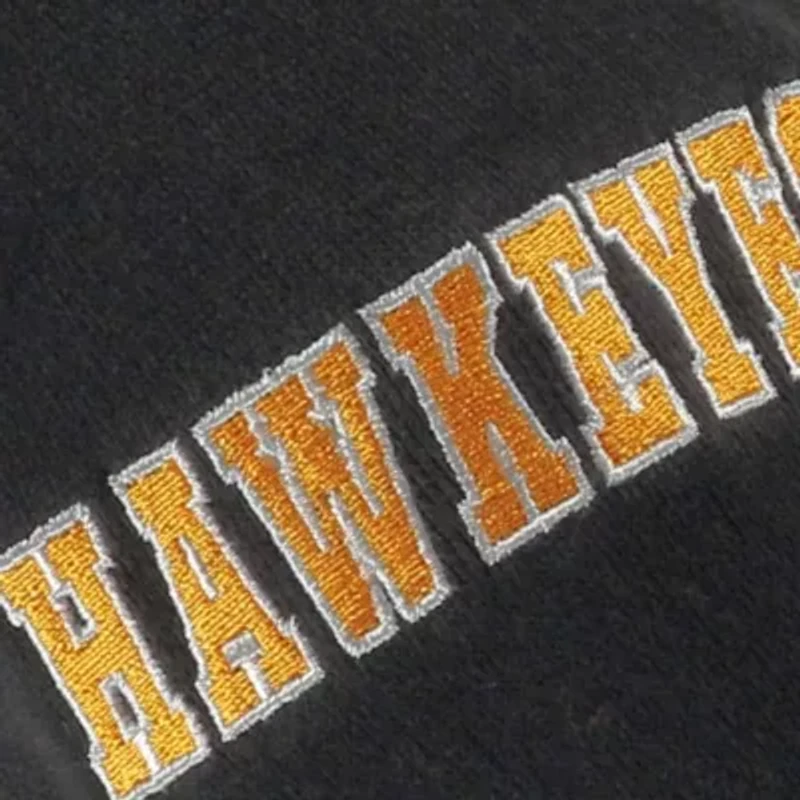 NCAA Iowa Hawkeyes Big Logo Pullover Hoodie