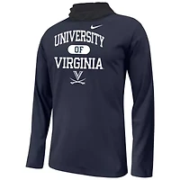 NCAA Nike Virginia Cavaliers Stacked Logo Hoodie Long Sleeve T-Shirt