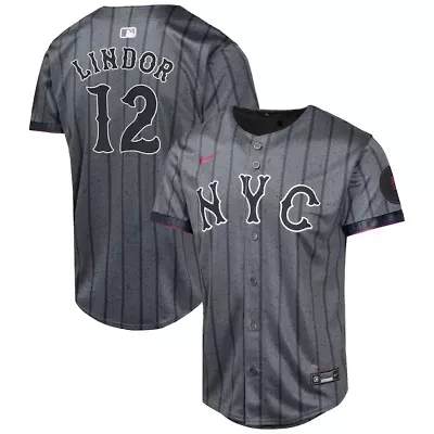 MLB Nike Francisco Lindor New York Mets 2024 City Connect Limited Player Jersey