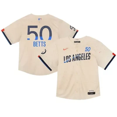 MLB Nike Mookie Betts Los Angeles Dodgers 2024 City Connect Limited Player Jersey