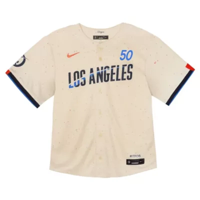 MLB Nike Mookie Betts Los Angeles Dodgers 2024 City Connect Limited Player Jersey