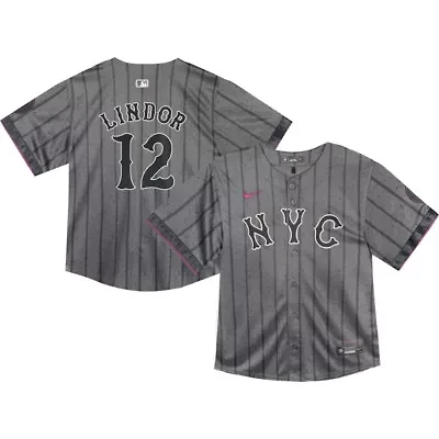 MLB Nike Francisco Lindor New York Mets 2024 City Connect Limited Player Jersey