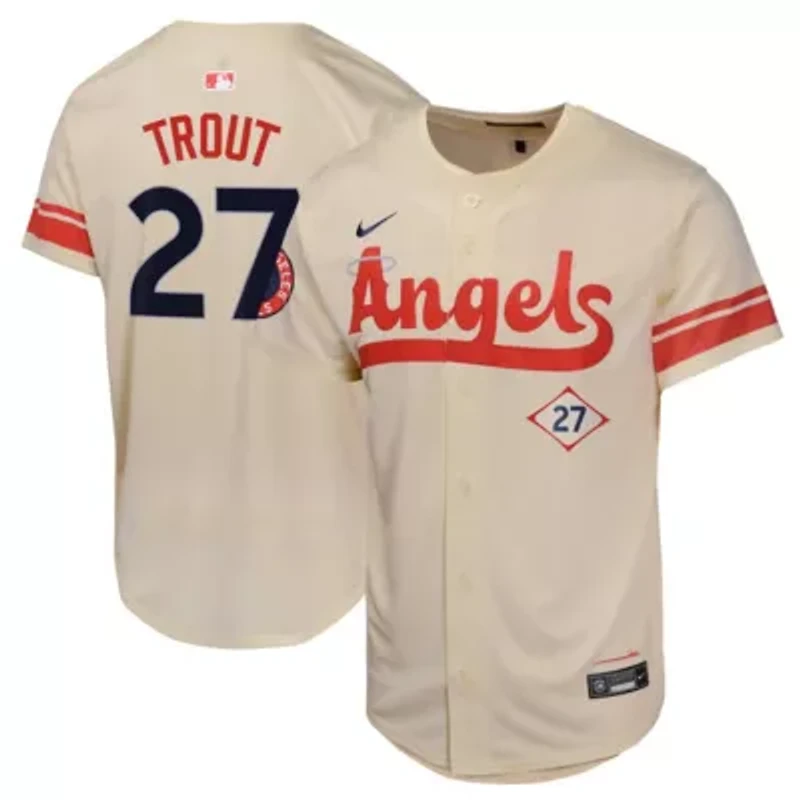 MLB Nike Mike Trout Los Angeles Angels City Connect Limited Player Jersey