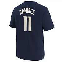 MLB Nike Jose Ramirez Cleveland Guardians 2024 City Connect Name & Number T-Shirt