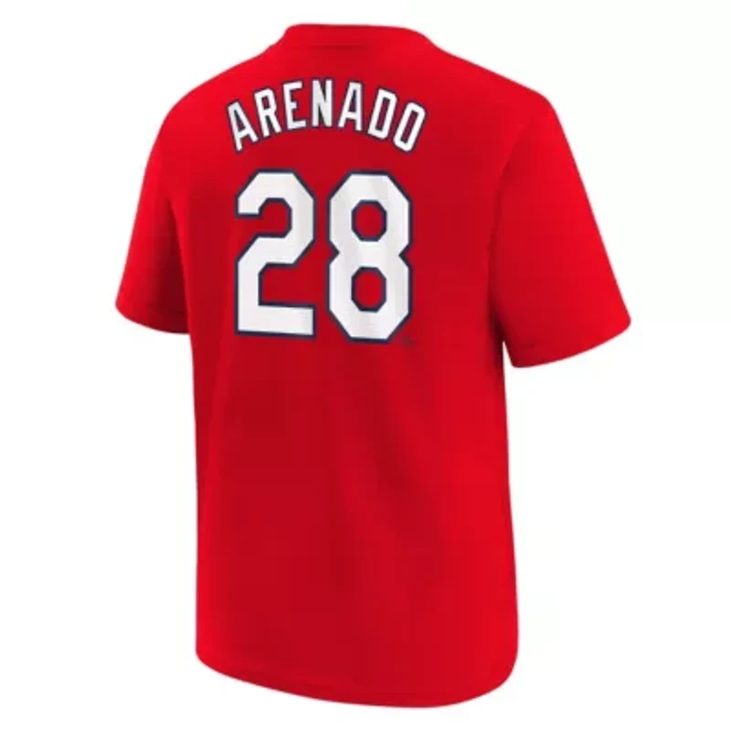 MLB Nike Nolan Arenado St. Louis Cardinals 2024 City Connect Name & Number T-Shirt