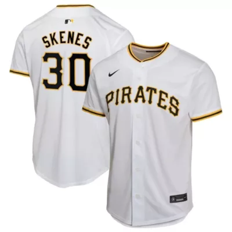 MLB Nike Paul Skenes Pittsburgh Pirates Home Player Game Jersey