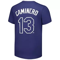 MLB Nike Junior Caminero Tampa Bay Rays Name & Number T-Shirt