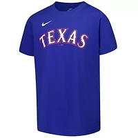 MLB Nike Evan Carter Texas Rangers Name & Number T-Shirt