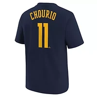 MLB Nike Jackson Chourio Milwaukee Brewers Name & Number T-Shirt