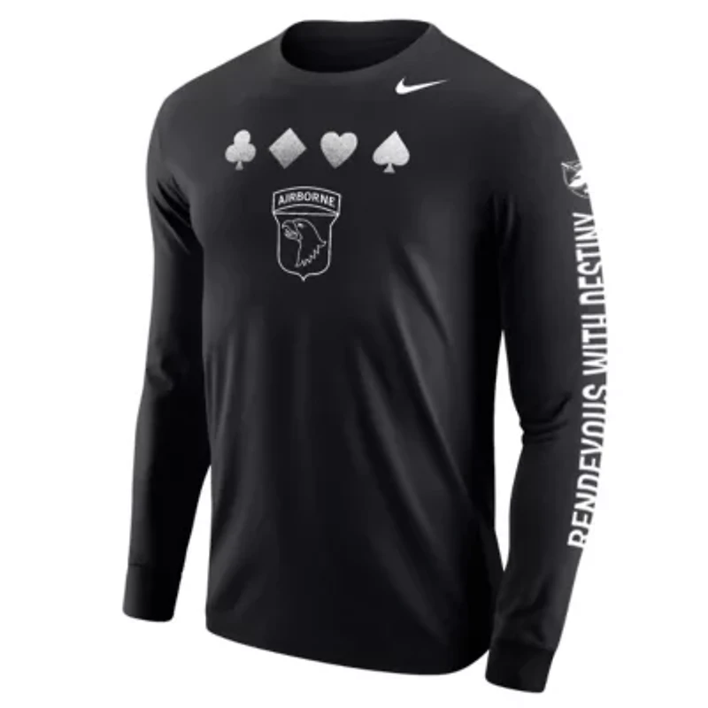 Army Black Knights NCAA Nike 2024 Rivalry Collection Suit Long Sleeve T-Shirt